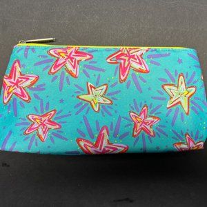 Colorful Brand New Clinique MakeUp Bag with Star Pattern